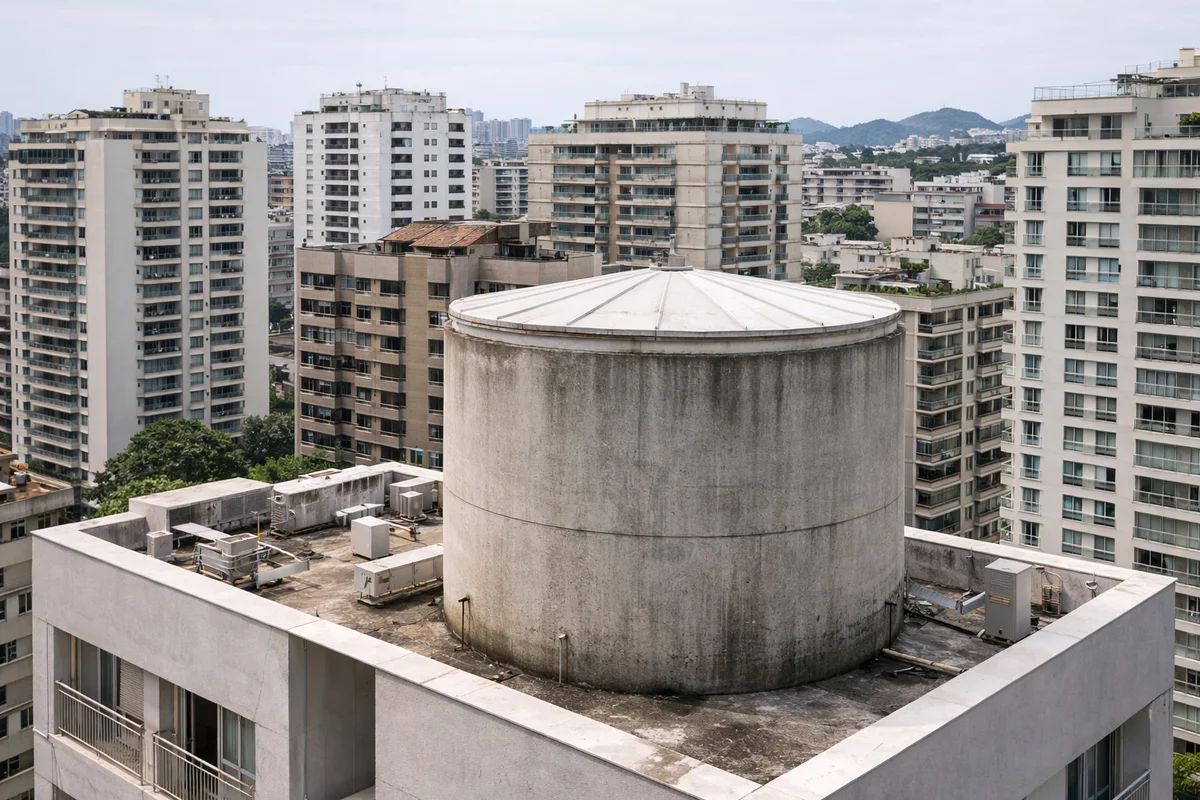 diferença entre impermeabilizar e limpar a caixa d’água